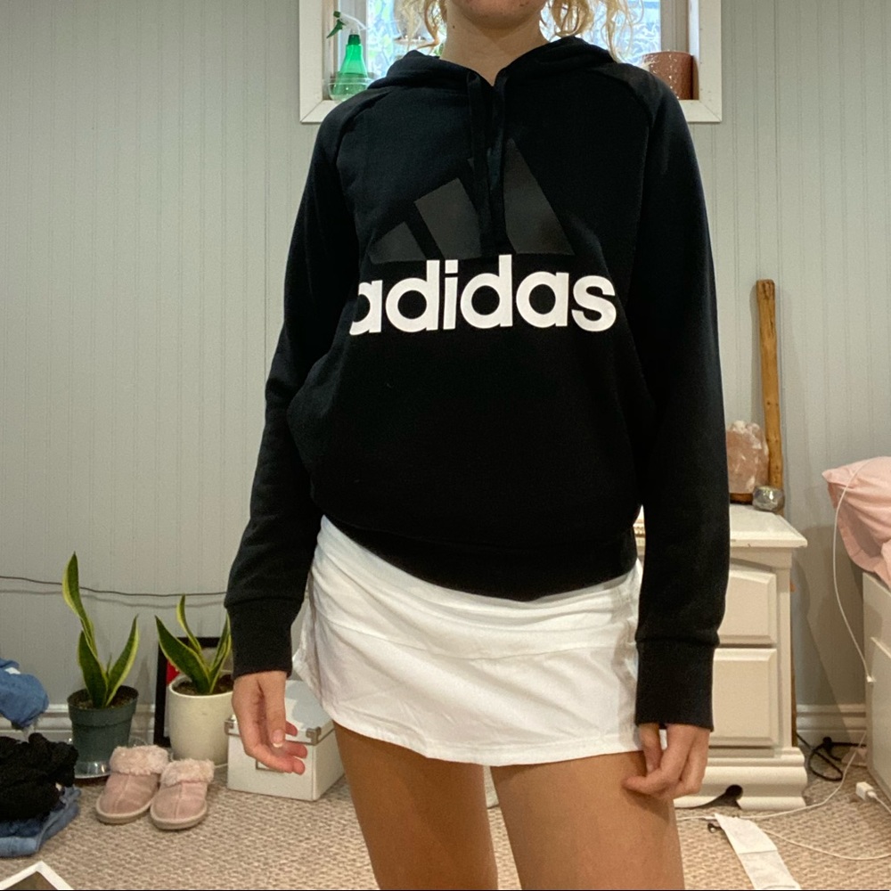 black adidas hoodie